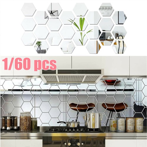 Hexagon mirror tiles - 1/60,