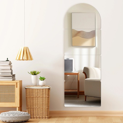 4pcs mirror tiles - wall, sticker
