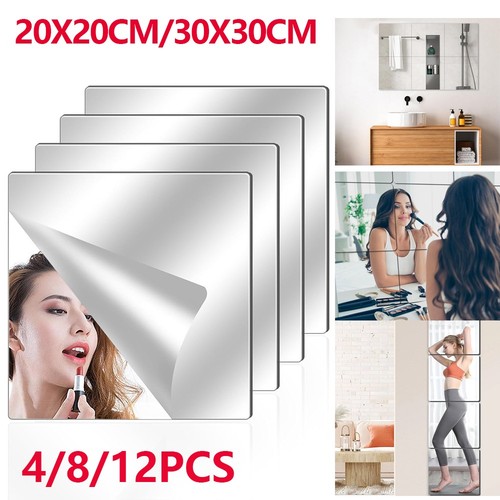12pcs mirror tiles - 12pcs, wall