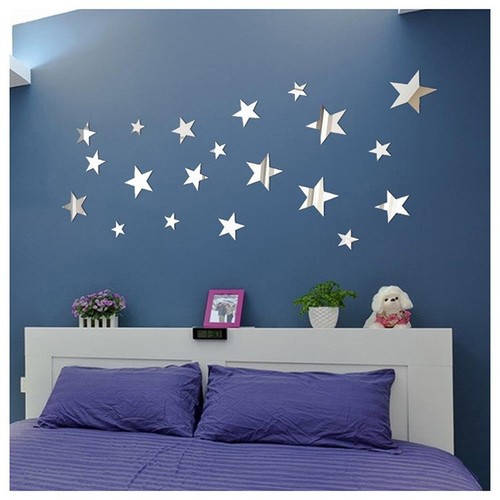 42pcs acrylic star mirror - 20/42pcs,