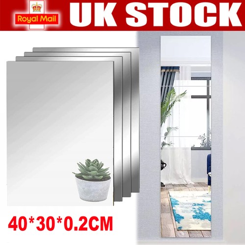 4pcs 40x30cm mirror tiles - mirror, wall