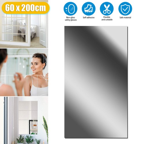 Large mirror wall sticker - 2m,