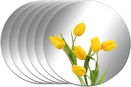 Round mirror tiles 20cm - tiles,