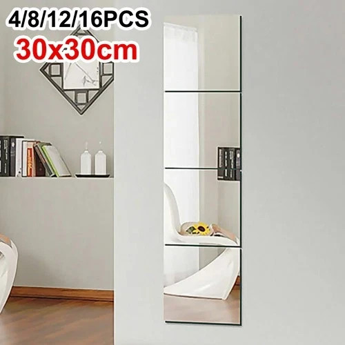 16pcs 30x30cm mirror tiles - 30x30cm,