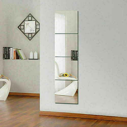 Diy mirror tiles wall - diy,
