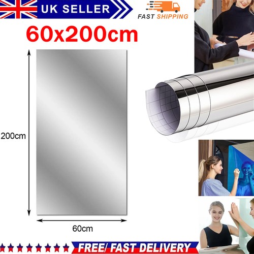 Large mirror wall sticker - 2m,