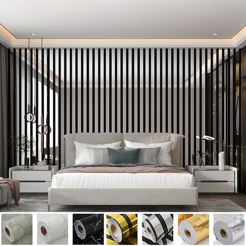 Silver mirror effect stripes - effect,