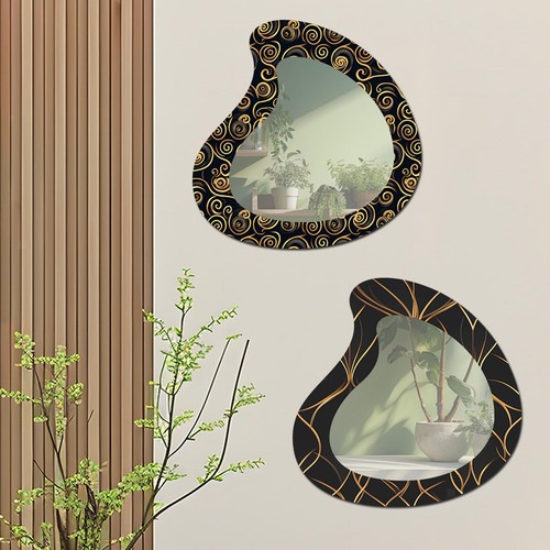 Wall mirror accent - wall,