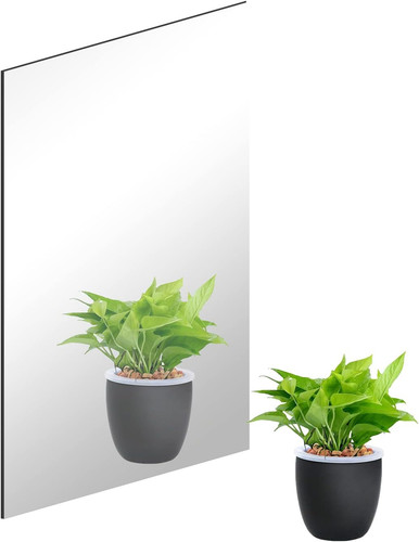 Stick mirror 30x21cm glass - on,