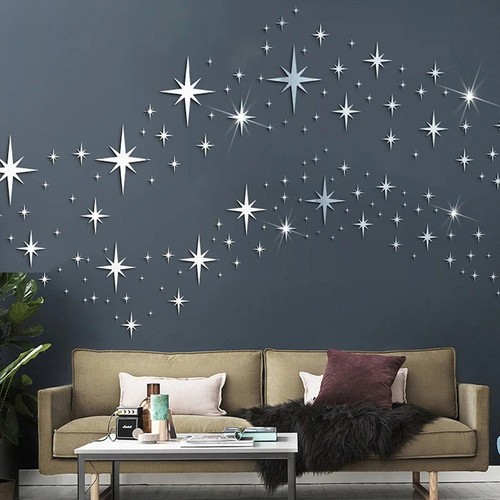 42pcs acrylic star mirror - 20/42pcs,