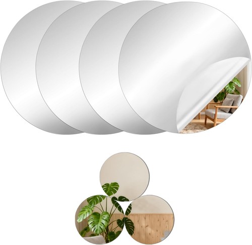 Pack acrylic round mirrors - round,