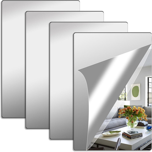 Self adhesive mirror 4pcs - self,