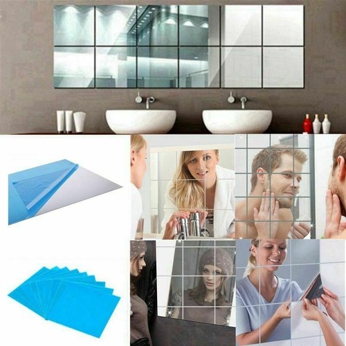 Bathroom mirror tiles wall - bathroom,