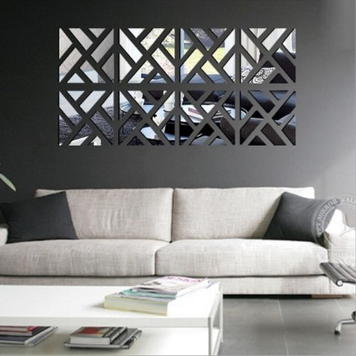 32x glass mirror tiles wall - tiles,