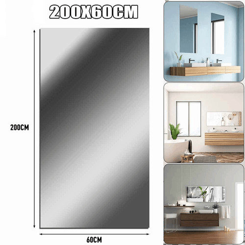 Large mirror wall sticker - large, roll