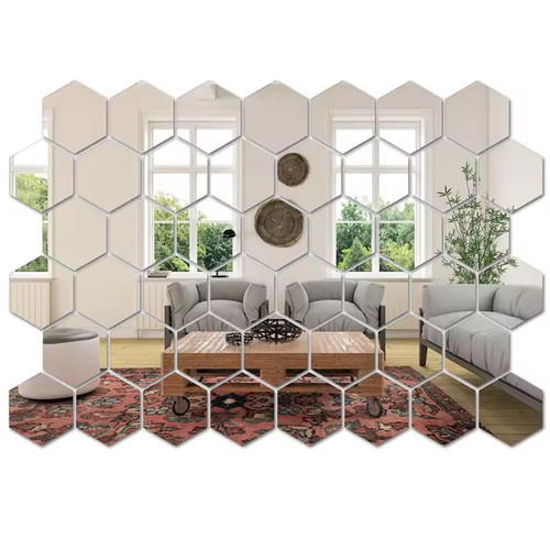 45pcs hexagon mirror - 45pcs,