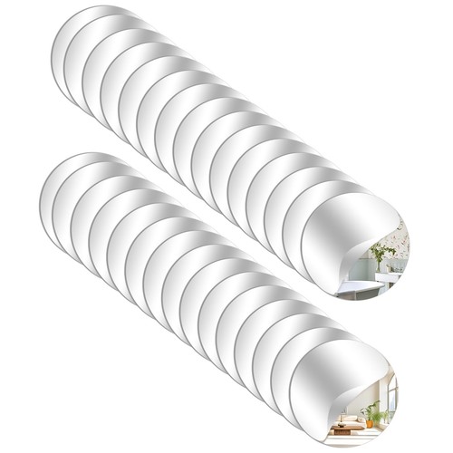 Pcs round mirror acrylic - 30,