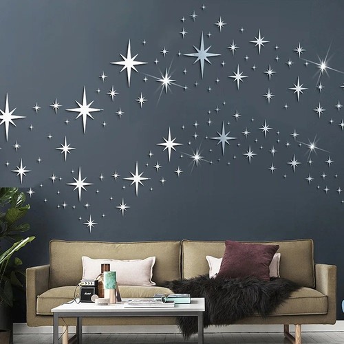 42pcs acrylic star mirror - 20/42pcs,