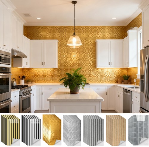 Self adhesive mirror mosaic - adhesive,