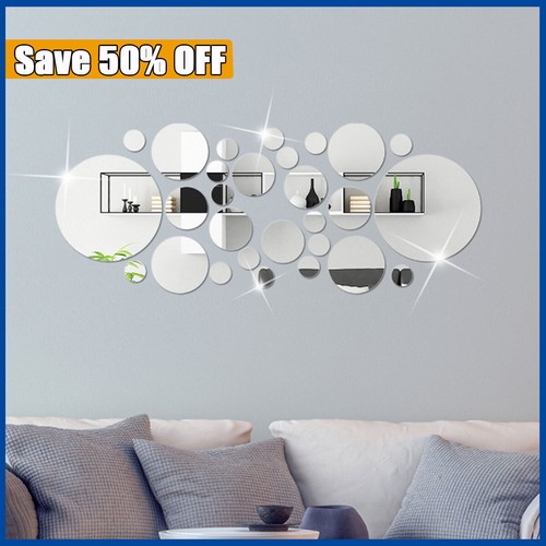 32pcs round mirror - mirror, tiles