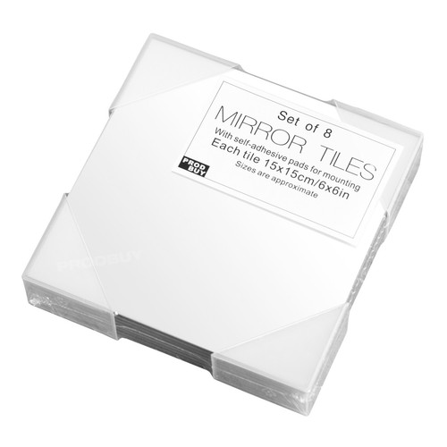 Set glass mirror tiles - of, 15