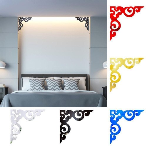 4pcs acrylic mirror wall - 4pcs,
